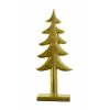 Figura fenyő poly 6,2*2,3*15,4cm talpas arany
