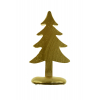 Figura fenyő poly 7,1*3,7*12,9cm talpas arany