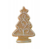 Figura fenyő poly 8cm barna