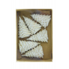 Figura fenyőfa poly 4cm s/6 fehér