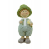 Figura fiú poly 13cm zöld