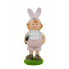Figura fiú poly 6*5,5*14cm nyuszifüles pink