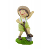 Figura fiú poly 6,5*8*15,5cm zöld