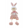 Figura fiú textil 32cm lógólábú rózsaszín