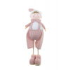 Figura fiú textil 40cm rózsaszín