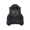 Figura gorilla műanyag 21cm fekete