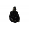 Figura gorilla poly 14*10*18.7cm ülő fekete