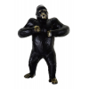 Figura gorilla poly 19*9*28cm álló fekete