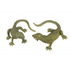 Figura gyík poly 17*12*7cm 2féle zöld