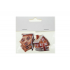 Figura ház fa 4cm s/6 barna