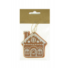 Figura ház filc 7cm barna