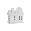 Figura ház kerámia 16*7.5*14.3cm fehér