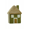 Figura ház terrakotta 9cm zöld