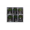 Figura házikó poly 3,3cm s/6 leveles szürke