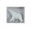 Figura jegesmedve poly 7,5cm fehér