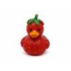 Figura kacsa poly 6,8*5,7*7,8cm epres piros
