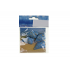 Figura kagyló poly 4,1*2,7*1,3cm s/4 kék