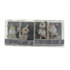 Figura karácsonyi poly 3*4*7 dobozos többféle szürke