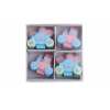 Figura kisautó poly 4,3cm s/4 színes