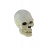 Figura koponya poly 8,5*6,7*9 cm halloween fehér