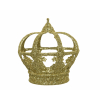 Figura korona műanyag 9cm arany