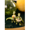 Figura krokodil poly 6*5*8cm 2féle zöld