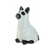 Figura kutya poly 11,8cm fehér