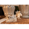 Figura kutya poly 12*4.5*10cm 2féle szürke