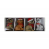 Figura kutya poly mikulássapis 15*5*3cm s/4 több szín