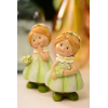 Figura lány poly 5*4*8.5cm 2féle zöld