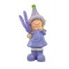 Figura lány poly 9*9*21cm lila
