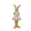 Figura lánynyuszi poly 7*7*17,5cm rózsaszín