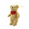 Figura maci plüss 6*11,5cm masnival fehér