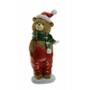 Figura maci poly 17.5cm piros