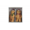 Figura maci poly 7,3cm s/2 barna