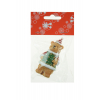 Figura maci poly 7,4cm barna
