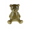 Figura maci porcelán  15*13*16.5cm barna