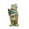 Figura maci terrakotta 15cm barna