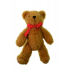 Figura maci textil 12*20cm barna