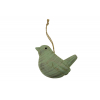Figura madár fa 8*5.5*3.5cm akasztós zöld
