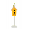 Figura madárház poly 15cm barna