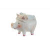 Figura malac poly 6,9cm rózsaszín