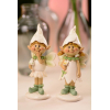 Figura manó fiú/lány poly  4.5*3.6*11cm fehér