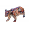 Figura medve poly 33.5*13*17.5cm színes