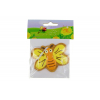 Figura méhecske poly 5,9cm akasztós sárga