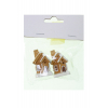 Figura mézaskalács ház poly 4,2cm s/2 barna