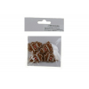 Figura mézeskalács fenyő poly 2,8*3,6*0,7cm s/4 szívvel fehér/barna
