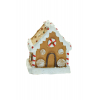 Figura mézeskalács ház poly 7cm barna