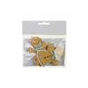 Figura mézeskalács lány poly 8,5cm s/2 barna