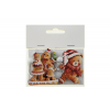 Figura mézeskalács/maci fa 6cm s/2 barna